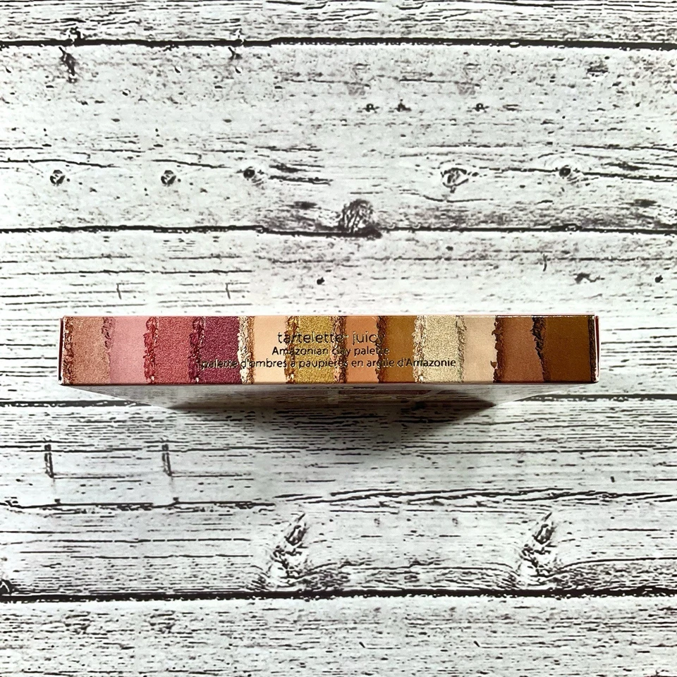 Tarte Tartelette JUICY Amazonian Clay Eyeshadow Palette 12 PAN Full Size NEW - Image 2 of 4