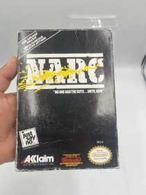 NARC Nintendo Nes Complete CIB w/Reg Card Good Condition Authentic