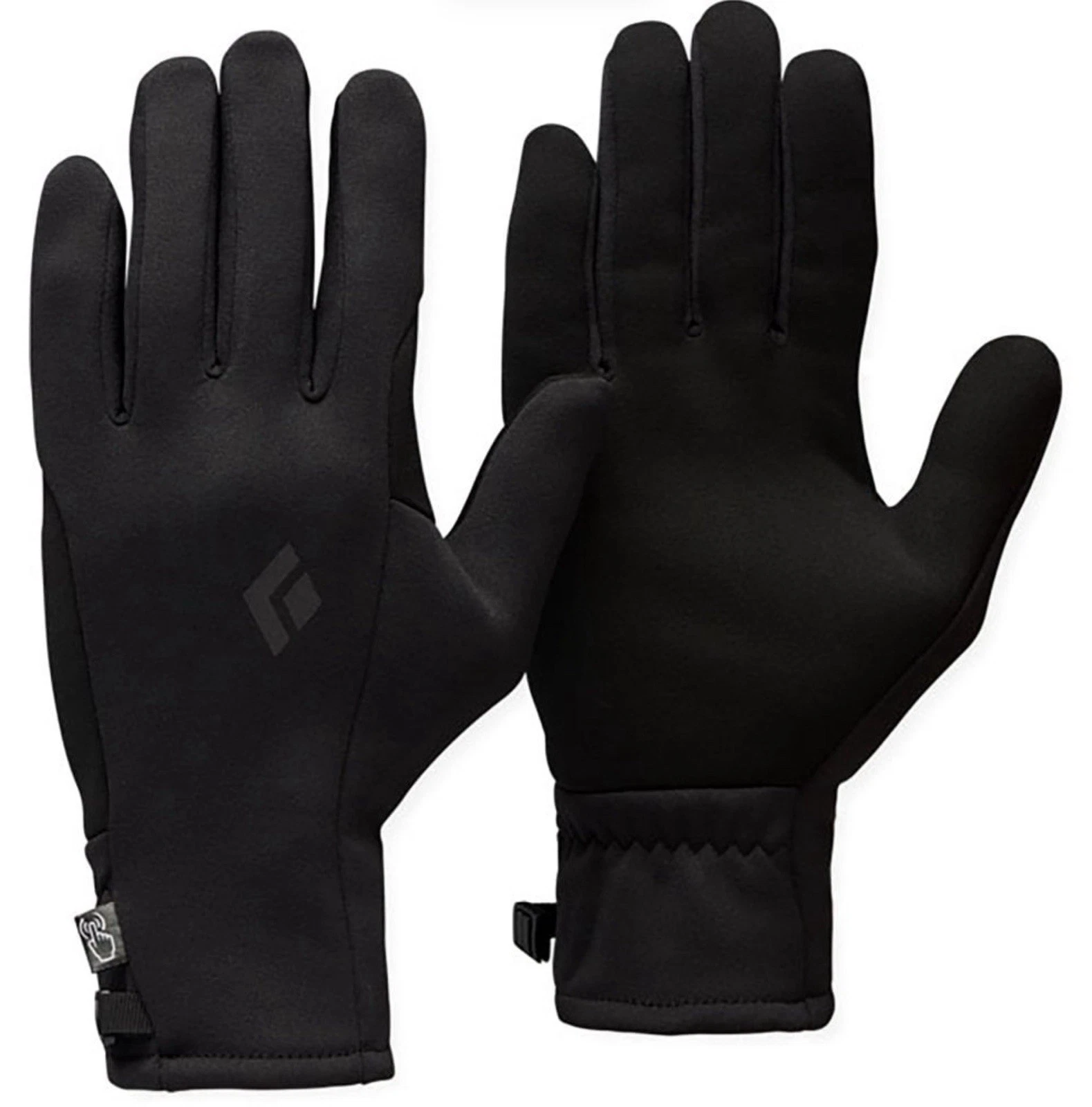 Black Diamond Mens Midweight Screen Tap Liners Series Gloves Ski / Hiking Size M