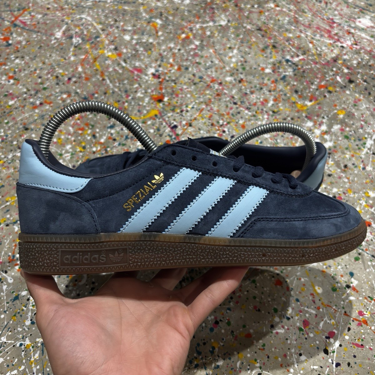 ★ADIDAS★HANDBALL SPEZIAL Collegiate Navy★送料・関税込★ Size 7.5 - adidas Handball Spezial Collegiate Navy Clear Sky
