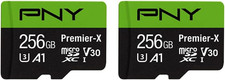 256GB Premier-X Class 10 U3 V30 Microsdxc Flash Memory Card 2-Pack