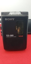 Sony TCS-580 Stereo Cassette Recorder VOR black Tested