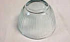 Pyrex 3 Cup Sculpted Ribbed Bowl Clear Glass 7401-S Mixing Bowl