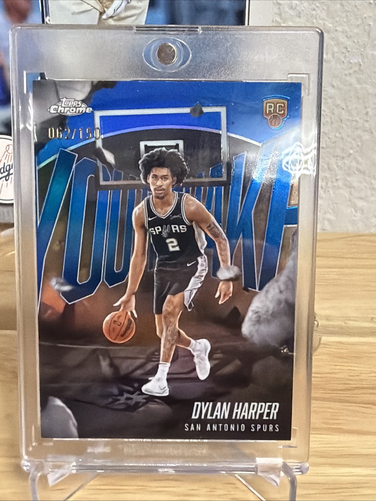 2025-26 Topps Chrome - Youthquake Dylan Harper #YQ-2 Blue Refractor /150 (RC)