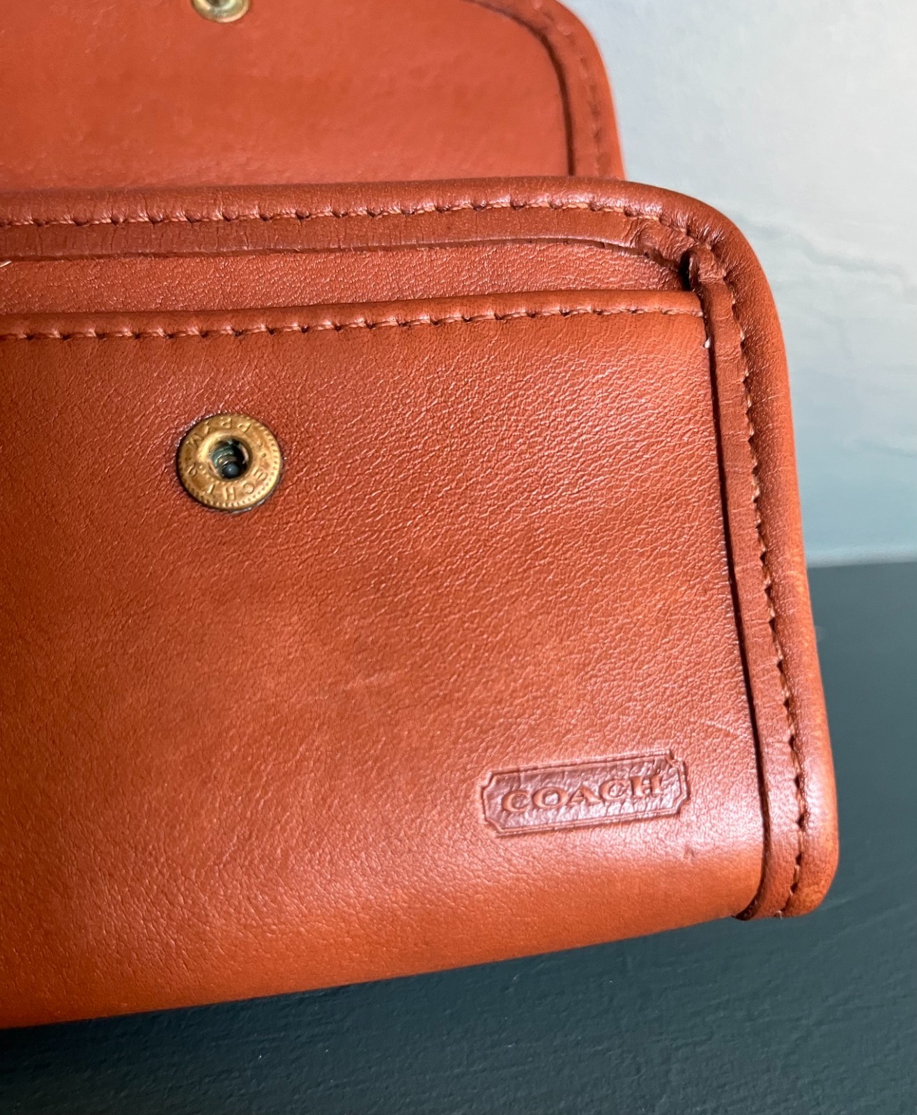 Vintage Coach Multi-Function Wallet Keychain Fob … - image 9