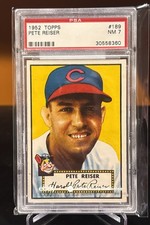 1952 Topps - Pete Reiser #189 PSA 7 Near Mint