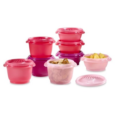 Tupperware Heritage Collection, New 16 Piece Food Storage Container Set in Vi...