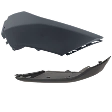 Pair Set of 2 Air Dam Deflector Lower Valances Apron Front Driver & Passenger