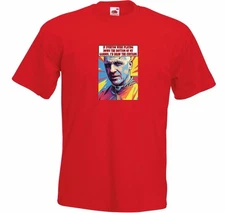 Bill Shankly T-Shirt Pop Art Shanks Liverpool Curtains Quote Unisex Adult Cotton