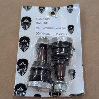 Black Ops Machine 4340 Heavy Duty Ball Joint Polaris RZR Pro R Lower Set - 2pk! 