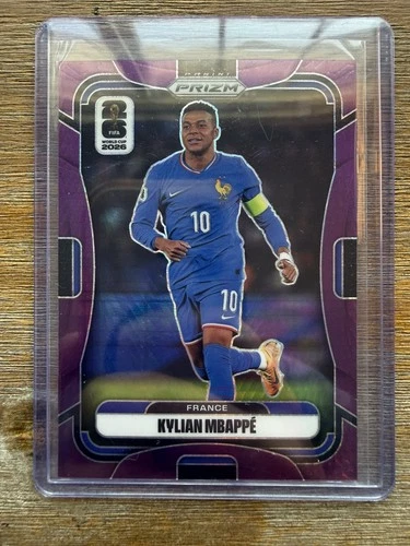 2026 Panini Prizm World Cup KYLIAN MBAPPE Purple Hyper Prizm /299 France 🇫🇷