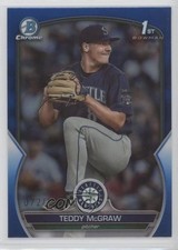 2023 Bowman Draft Chrome Blue Refractor 72/150 Teddy McGraw #BDC-73 g1k