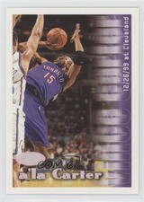 2000-01 NBA Hoops Hot Prospects a'la Carter Vince Carter #4AC HOF 06n6