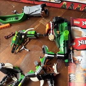 LEGO Ninjago 70593 The Green NRG Dragon Box & Manual - Partially Complete