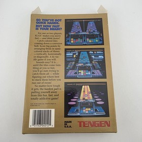 Klax - Box Only - Nintendo Nes - Authentic (No Game - No Manual)