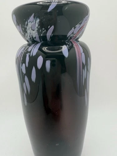 Free State Art Glass Studio Bud Vase Dated 1993 6.5”