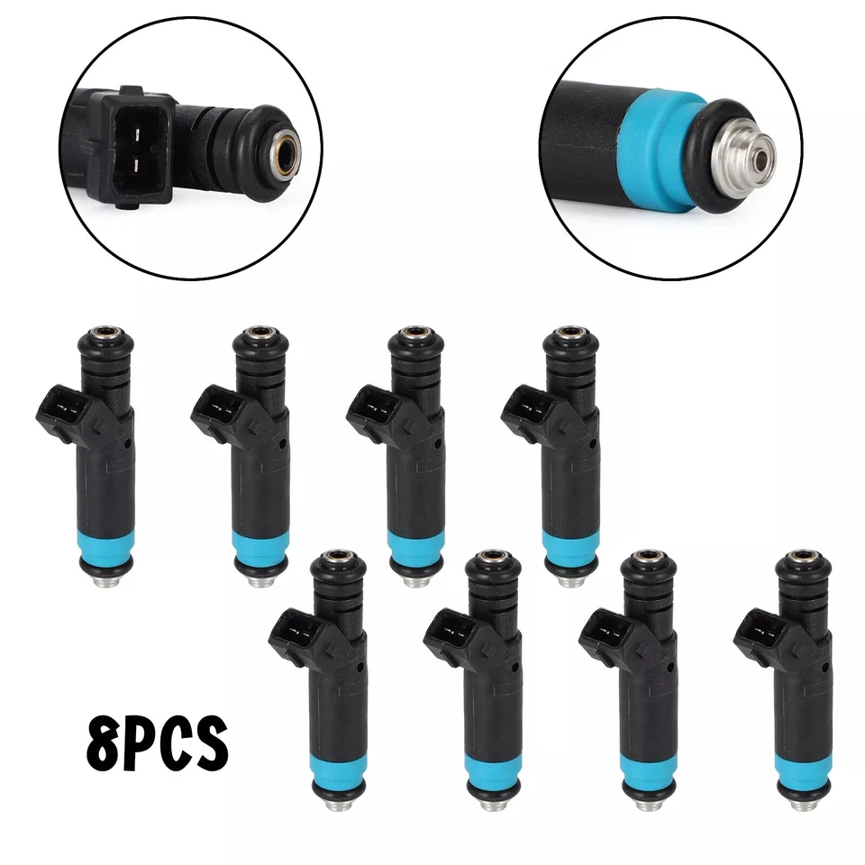 8 x 850cc fit Siemens Deka 80lb Fuel Injectors EV1 Chevy Ford LS1 LT1 LSX V8 e85 - Image 3 of 4