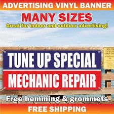 TUNE UP SPECIAL MECHANIC REPAIR Advertising Banner Vinyl Mesh Sign service auto