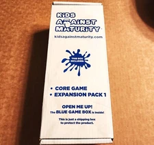 New Kids Against Maturity Core Game & Expansion Pack 1, Sealed w/ Blue Game Box