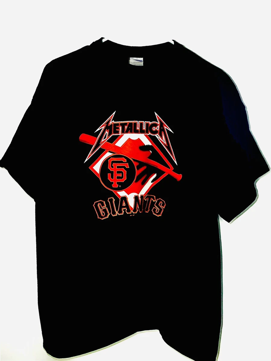Metallica giants shirt sales