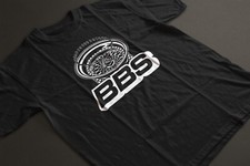 BBS Wheels Men's Black T-Shirt Sizes S M L XL 2XL 3XL 4XL 5XL