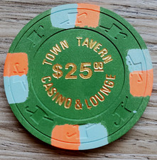 25 Las Vegas Town Tavern Casino Chip