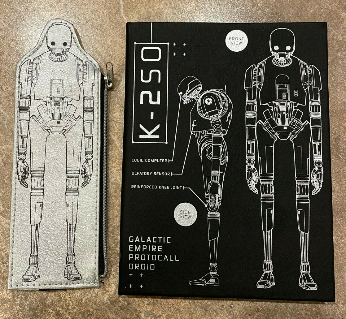 Disney Store Star Wars K-250 Galactic Empire Protocol Droid Journal Diary  New | eBay