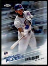 2018 Topps Chrome Baseball Freshman Flash  #FF-9  Amed Rosario  NY Mets