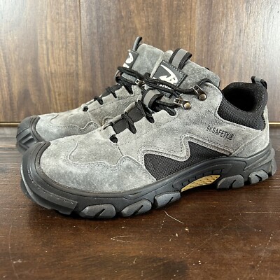 9k Safety JB Steel Toe Work Shoes Knob Size 43 EU 9 US Lace Up Low Top Hiking