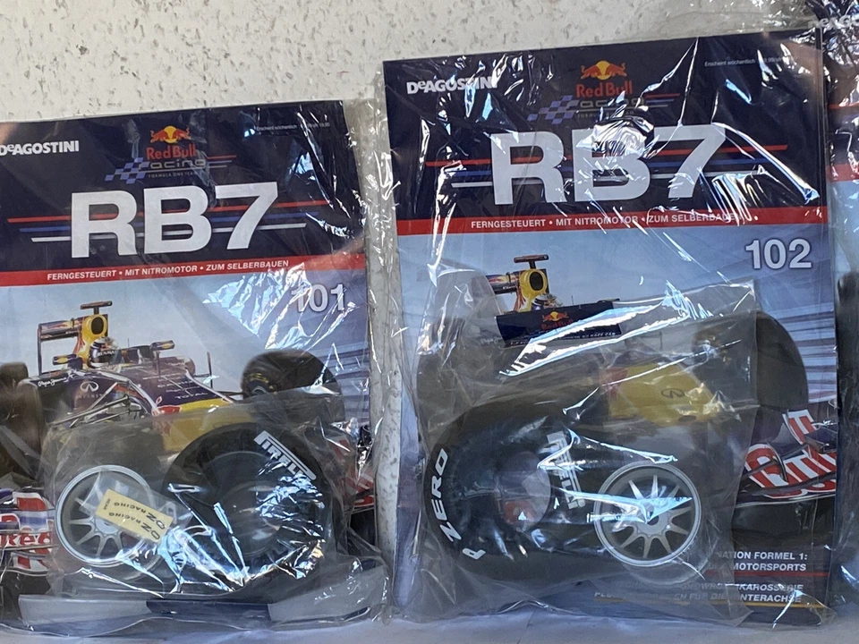 Ein Satz (neue)(4Stück F1-RB7 DeAgostini Räder (Medium)für 2Hinten/2Vorderachse. - Bild 2 von 4