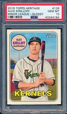 ALEX KIRILLOFF 2018 Topps Heritage Minor League GLOSSY PSA 10 Gem Mint RC POP 3