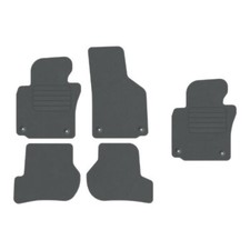 Velours Fußmatten für Seat Leon II Bj. 2005 - 2009 Automatten Neu GRAU STD 4+1