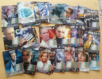 2008 James Bond 007 Commander Spy Cards Complete Ultra Rare Set 39 Karten