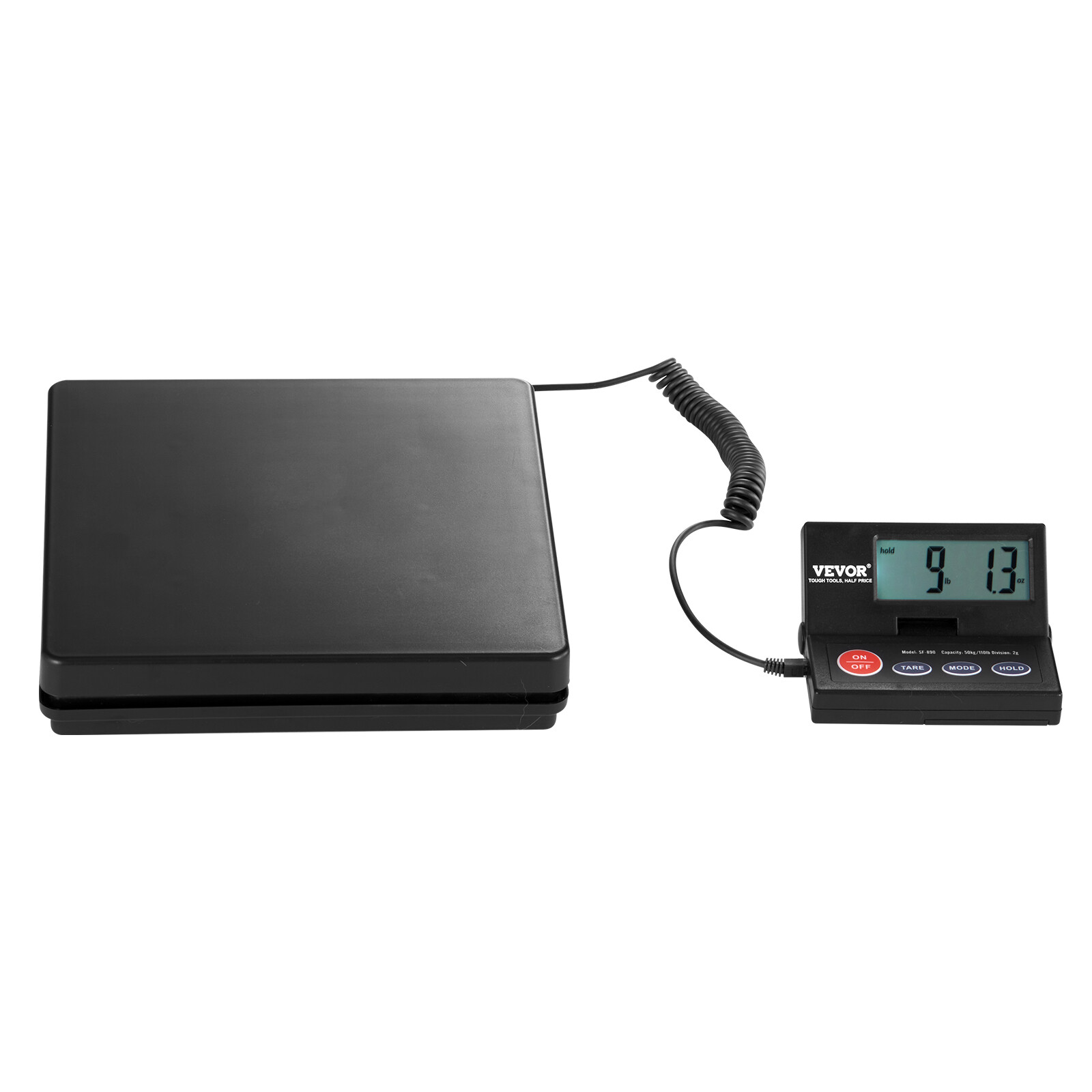 VEVOR Shipping Scale Digital Postal Scale 110 lbs x 0.07 oz. AC/DC