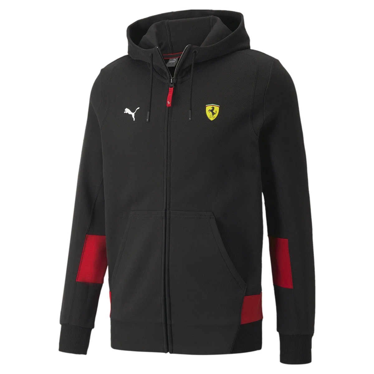 Veste Ferrari Matelassée Style Anorak Rouge / Noir Collection Scuderia  Ferrari Race by Puma - homme