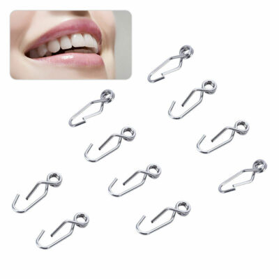 10 Pcs Orthodontic Dental Separating Spring Separate Teeth Place Bands ...