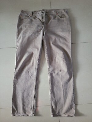 Levis 630 Jeans Mens   Light Brown Straight Leg Size W42 L34  