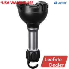 Leofoto YB-75LR Leveling Base w Handle for 75mm Bowl/Arca Picatinny