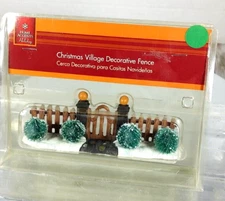 Home Accent Holiday #402486 "Home Depot Christmas Village Décor Fence NIP