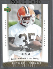 Jerome Harrison-Browns-2006 Upper Deck Legends Rookie Card #151 (192/750). rookie card picture