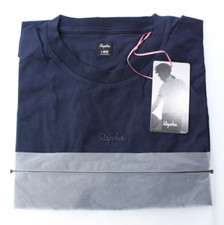 NWT - RAPHA Women's LOGO Cycling Sports Casual Cotton Dk Navy T-Shirt Tee - L