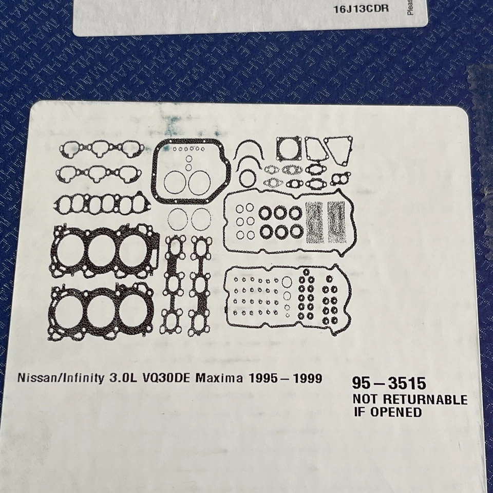 Juego de juntas de motor Mahle 95-3515 para Infiniti 1995-1999 3,0 L para Máxima VQ30DE Foto 2 de 3