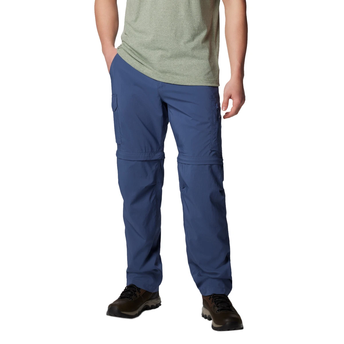 pantalon Homme, Columbia Silver Ridge Utility Convertible Pant, Bleu