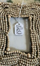 Beautiful Photo Faux Pearls Mini Picture Frame NIB