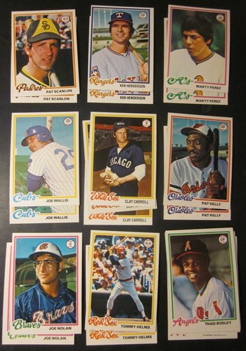 1978 Topps Baseball Pick Choose Complete Your Set(501-726) NM, NM/MT - Updated - Picture 114 of 223