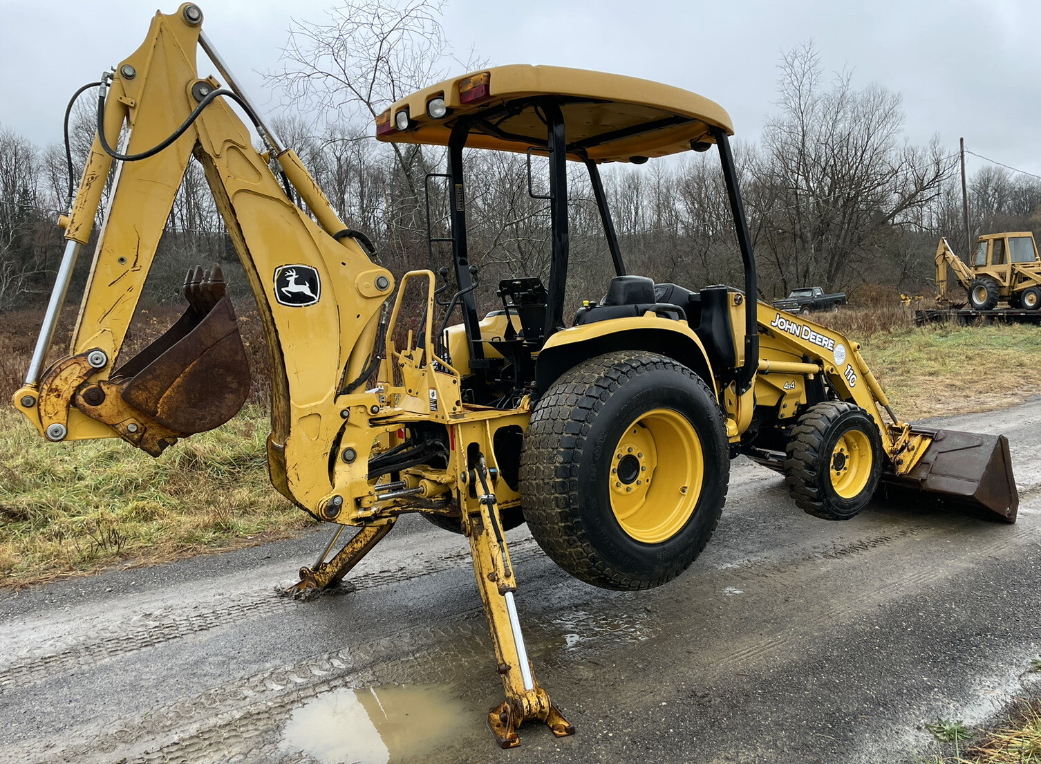 2009 John Deere 110 backhoe eBay
