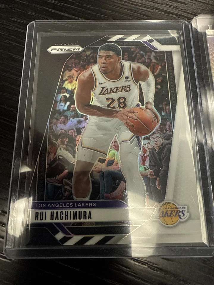 2024 Panini Prizm Rui Hachimura China Black White Panda SSP Bronny James Silver - Image 2 of 4