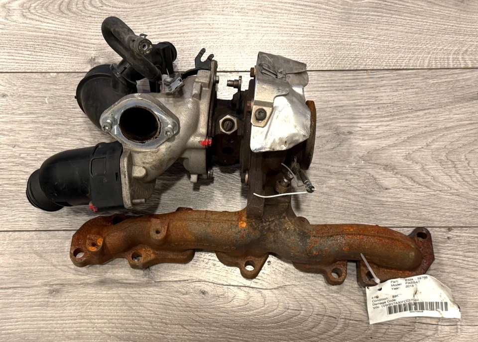 Volkswagen Passat 2015 2016 2017 turbocompresor 1,8 L 04L253019P, original OEM Foto 3 de 4