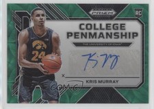 2023 Prizm Draft Picks College Penmanship Choice Green 5/8 Kris Murray Auto 13bp