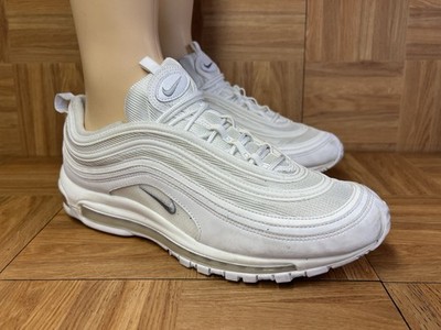 RARE Size 13 - Nike Air Max 97 Triple White Wolf Grey 921826-101 Men's Shoe '18